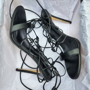 Nine West High Heel Sandal 8.5M Black